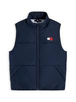 TOMMY HILFIGER Liemenė 'Ripstop' tamsiai mėlyna jūros spalva / raudona / balta
