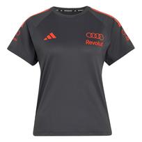 ADIDAS PERFORMANCE Sportiniai marškinėliai 'AUDI REVOLUT F1 TEAM MECHANICS' grafito / omarų spalva