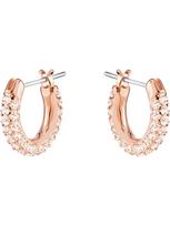 Swarovski Auskarai 'Dextera' rožinio aukso spalva / sidabrinė / skaidri spalva