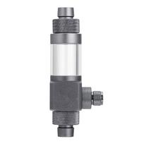 CO2 Bubble Diffusers Bubble Counter Bubble Release Tool Bubble Atomizer Create Much Bubble for Aquariums Plant gray