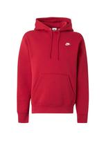 Nike Sportswear Megztinis be užsegimo 'CLUB' granatų spalva / balta