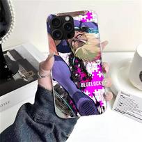 Blue Lock Shidou Ryusei Minkštas telefono dėklas IPhone 11 17 Air 16E 16 Pro Max 15 + 14 Plus 13 Mini 12 Apple 7 SE 8 Fundas Coque 11 iPhone 14 Pro gray