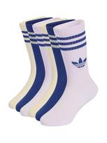 ADIDAS ORIGINALS Kojinės '3-Stripes Crew 6 Pairs Kids' tamsiai mėlyna jūros spalva / pastelinė geltona / šviesiai violetinė