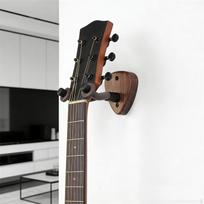 Guitar Wall Hanger Skateboard Easy to Install Built in Pick Slot Bracket Hook for gray