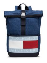 TOMMY HILFIGER Kuprinė 'Kids' Flag Logo' dangaus žydra / tamsiai (džinso) mėlyna / raudona / balta