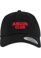 Mister Tee Kepurė 'Amour Club Heart' raudona / juoda