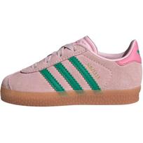 Adidas Originals GAZELLE Suede Abrasion Resistant Cushioning Low top Toddler Shoes Pink Infant And Toddler JP7138 21 gray