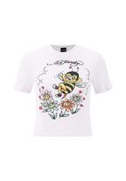 Ed Hardy Marškinėliai 'Biene' geltona / oranžinė / juoda / balta
