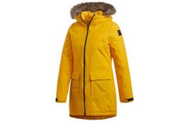 Adidas pūkinė striukė žieminė moteriška Saffron DZ1497 S yellow