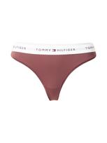 Tommy Hilfiger Underwear Siaurikės šokolado spalva / raudona / juoda / balta