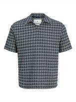 JACK & JONES Marškinėliai 'JPRBLAELI' mėlyna dūmų spalva / tamsiai mėlyna