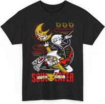 Soul Eater Anime Women Unisex T Shirt Year Round Clothing Oversized Personality Clothes Couples Streetwear Trendy Cotton Classic S įvairiaspalvis