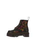 Dr. Martens Suvarstomieji kulkšnis dengiantys batai 'Sinclair' kivių spalva / burgundiško vyno spalva / juoda