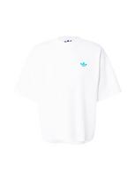 ADIDAS ORIGINALS Marškinėliai žalsvai mėlyna / šviesiai žalia / oranžinė / balta
