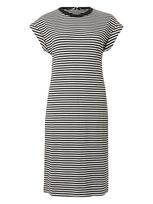 TOMMY HILFIGER Suknelė juoda / balta
