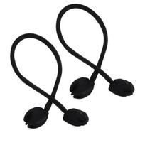 2Pcs Tulip Bud Curtain Ties, Decorative Curtain Tiebacks, Flower Buds Soft Rope Tiebacks for Bedroom Curtains Patio Drapes juoda