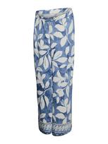 MAMALICIOUS Kelnės 'MLMALIKKA' tamsiai (džinso) mėlyna / tamsiai ruda / balta