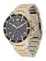 Emporio Armani Analoginis (įprasto dizaino) laikrodis 'World Explorer' auksas / juoda / sidabrinė
