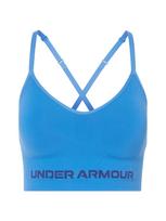 UNDER ARMOUR Sportinė liemenėlė 'Vanish Seamless' azuro spalva / vyšninė spalva