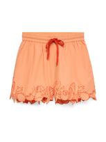 VERO MODA Kelnės 'VMLUCIA' oranžinė / omarų spalva