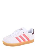 ADIDAS ORIGINALS Sportbačiai 'Gazelle' tamsiai ruda / rožinė / balta