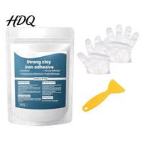 Crack Sealer Putty 1/3 Sets High Strength Multi-Purpose Repair Clay Strong Clay Iron Adhesive with Scraper Kit & Gloves for Bonding Metal Plastic, 1 Set balta