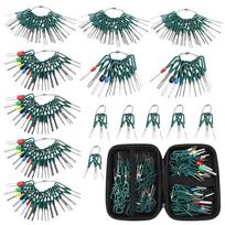 172 Pcs Depinning Tool Electrical Connector Pin Removal Tool Kit Pin Extractor Tool Set Wire Terminal Release Tool for Car gray
