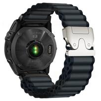 For Garmin Fenix8 Nylon Strap Garmin Airtime 7Pro Parachute Off-Road Sports Quick Detach Strap 20 mm gray