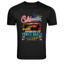 California Venice Beach Surf Contest Vintage Graphic T-Shirt S įvairiaspalvis