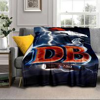 Denver Broncos  Portable Blanket/Soft Blanket Bedding Blanket Suitable for Travel Camping Living Rooms Offices Sofas Fan Gifts 75x90cm