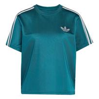 ADIDAS ORIGINALS Marškinėliai 'Firebird' benzino spalva / balta