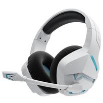 Belaidės žaidimų ausinės, skirtos PC PS4 PS5 Playstation 4 5, 2.4G belaidės Bluetooth USB žaidėjų ausinės su mikrofonu balta