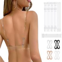 Skaidrūs liemenėlės petnešėlių segtukai, Liemenėlės petnešėlių laikikliai (nematomi) one size beige
