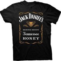 Jack Daniels Tennessee Honey SS unisex T-Shirt-Black-XL L įvairiaspalvis