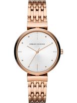 Emporio Armani Analoginis (įprasto dizaino) laikrodis rožinio aukso spalva / perlų balta