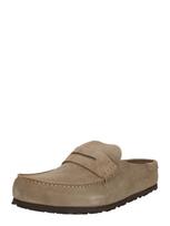 BIRKENSTOCK Loaferai 'Naples' tamsi smėlio