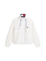 Tommy Jeans Demisezoninė striukė 'Water Resistant Oversized Regatta' balta