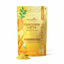 NeutraLeaf Curcumin Latte 250g |Turmeric Latte Premix with Bioactive Curcumin Extract, Black Pepper, Saffron and Coconut Creamer |Anti-Inflammat beige
