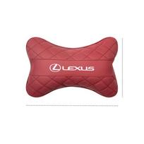 High Quality Car Seat Neck Pillow Neck Lumbar Support Headrest For Lexus F SPORT ES RX NX LS UX LM LX GX LC RZ IS CT GS RC HS SC JM3 raudona