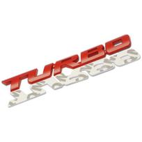 3D Metalinis Automobilio Lipdukas Turbo Ženklelis Aksesuarai Opel Astra H G J Corsa D C B Insignia Zafira B Vectra C B Mokka Vectra Meriva wb3 13x2cm raudona