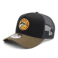 9FORTY AFrame Trucker Mesh Cap 15228713 NER35O9761 Grey Outdoor Bass Fishing Special Order Hat Snapback 940 Seasonal Coordination Popular Size Sticker black