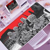 HD J-Jojo B-Bizarre A-Adventure Mouse Pad Gaming 900×400mm Mousepad Xxl Mouse Mat Offices Accessories Keyboard Pad Computer Desk 30cmx60cm(11.8x23.6inch) red