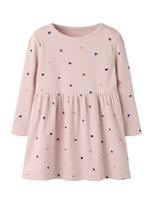 NAME IT Suknelė 'NMFNUTTI' mėlyna / ruda / pastelinė violetinė