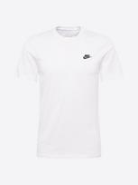 Nike Sportswear Marškinėliai 'Club' juoda / balta