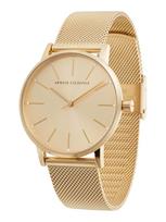 ARMANI EXCHANGE Analoginis (įprasto dizaino) laikrodis auksas
