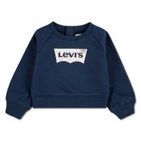 Levi's Kids Megztinis be užsegimo 'FLORAL BATWING' tamsiai mėlyna / šviesiai mėlyna / oranžinė / vilnos balta