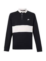 Nike Sportswear Marškinėliai 'CLUB' juoda / balta