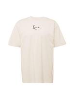 Karl Kani Marškinėliai ' Small Signature Essential T' gelsvai pilka spalva / juoda