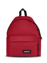 EASTPAK Kuprinė tamsiai raudona / juoda / balta