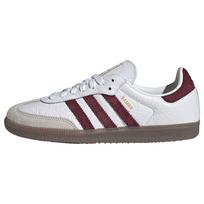 ADIDAS ORIGINALS Sportbačiai be auliuko 'Samba' rusvai pilka / vyno raudona spalva / balta
